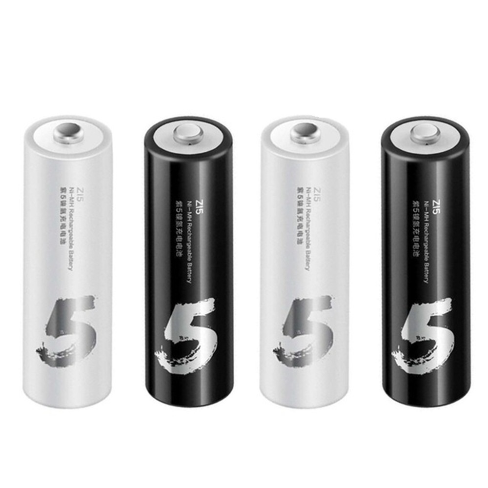 باتری قلمی قابل شارژ شیائومی مدل ZMI ZI5 بسته 4 عددی
