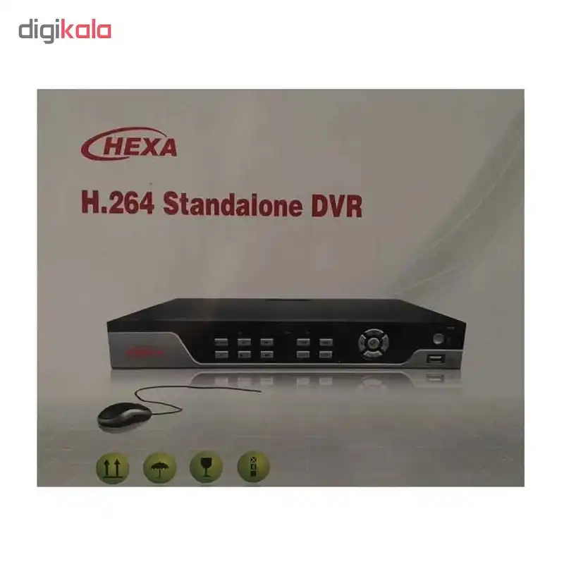 سیستم امنیتی نظارتی دوربین مداربسته هگزا مدل SX4001A