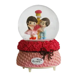 گوی موزیکال طرح Flowers کد 02