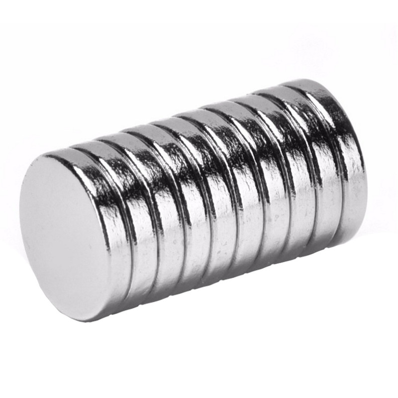 آهن ربا مدل استوانه 10x2 میلی متری بسته ده عددی