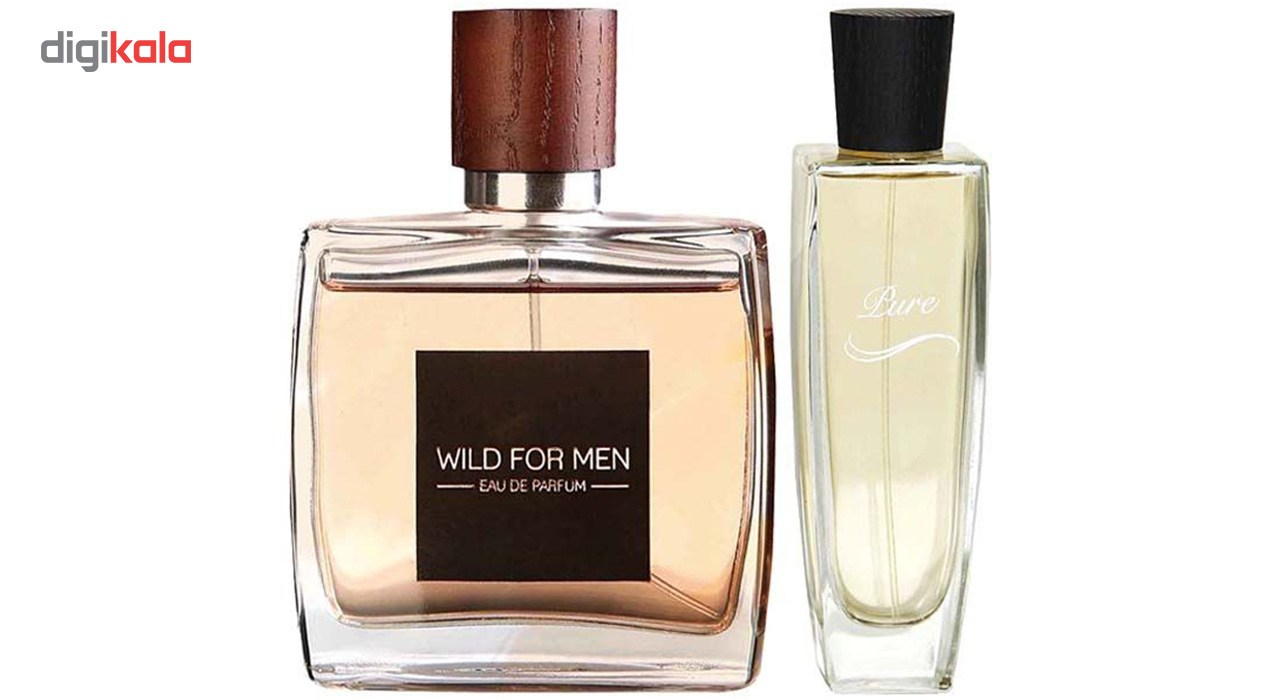 ست ادو پرفیوم استاویتا مدل Pure و Wild حجم 100 میلی لیتر