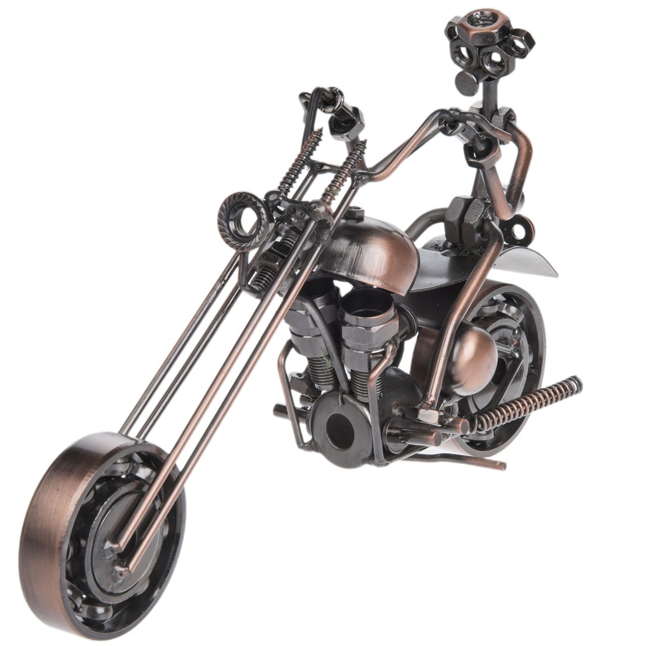 تندیس فلزی مدل Chopper Motorcyclist