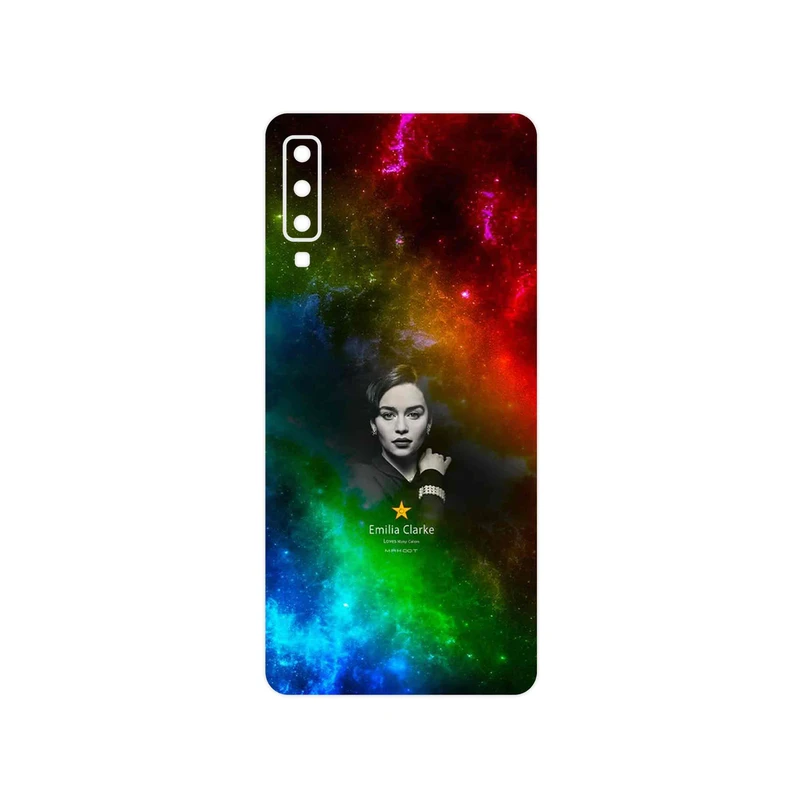 برچسب پوششی ماهوت مدل emilia clarke مناسب برای گوشی موبایل سامسونگ Galaxy A7 2018