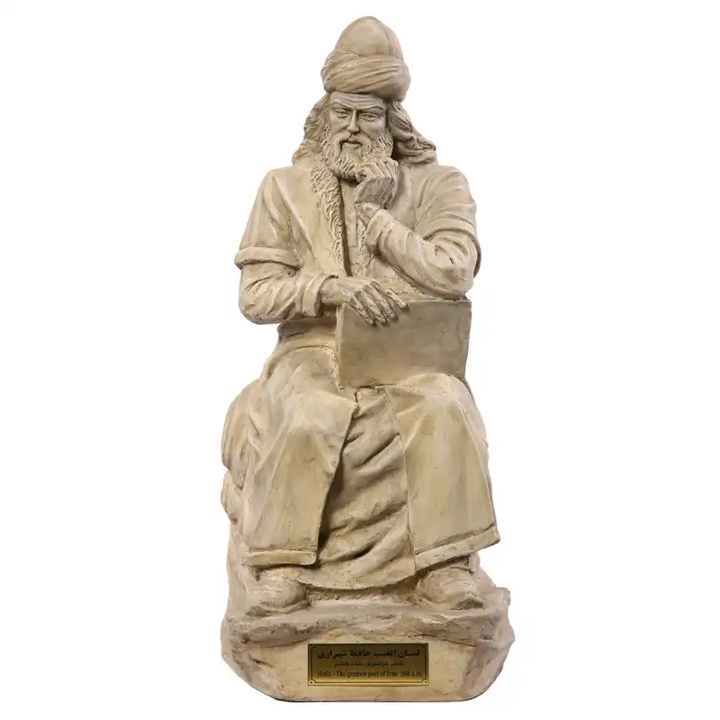 مجسمه تندیس و پیکره شهریار مدل تندیس حافظ شیرازی کد M380