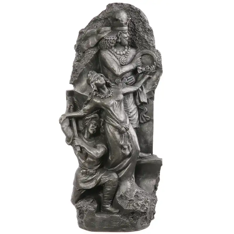 مجسمه تندیس و پیکره شهریار مدل تندیس خسرو شیرین فرهاد کد M450