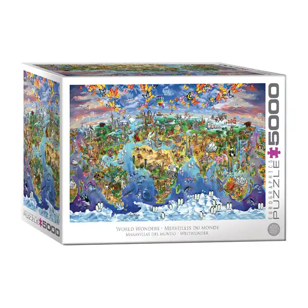 پازل 5000 تکه یوروگرافیکس پازلز مدل 8520-5880 World Wonders