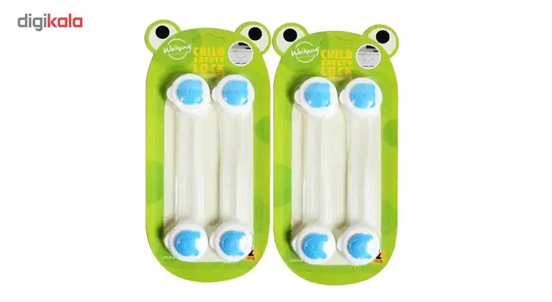 قفل کابینت مدل Jc0503 بسته 4 عددی