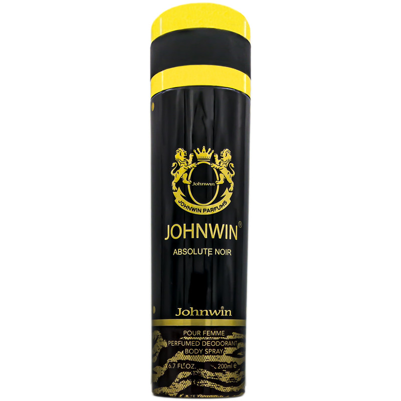 اسپری خوشبو کننده بدن زنانه جانوین مدل ABSOLUTE NOIR حجم 200 میلی لیتر