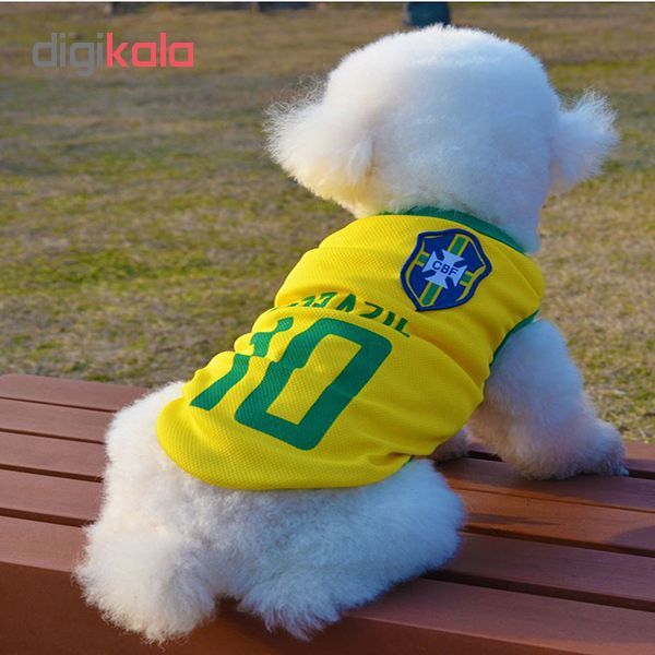 لباس فوتبالی سگ طرح تیم ملی سایزS