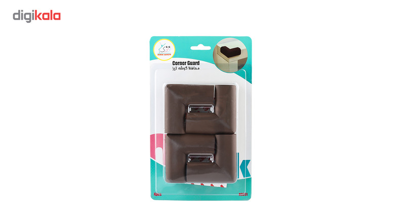 محافظ کنج و گوشه ال شکل سایز بزرگ با پایه های بلند"نی نی ک" مدل N9251 بسته 4 عددی