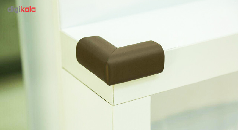 محافظ کنج و گوشه ال شکل سایز بزرگ با پایه های بلند"نی نی ک" مدل N9251 بسته 4 عددی