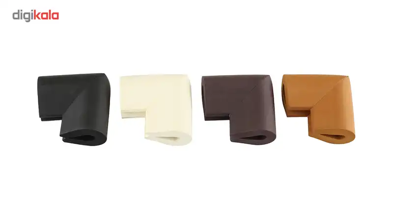 محافظ کنج و گوشه یو شکل سایز بزرگ"نی نی ک" مدل N9255 بسته 4 عددی