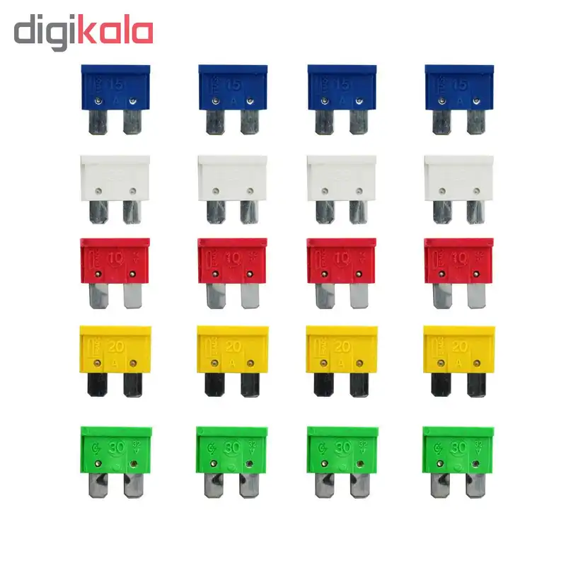 فیوز خودرو مدل ERS-20 بسته 20 عددی