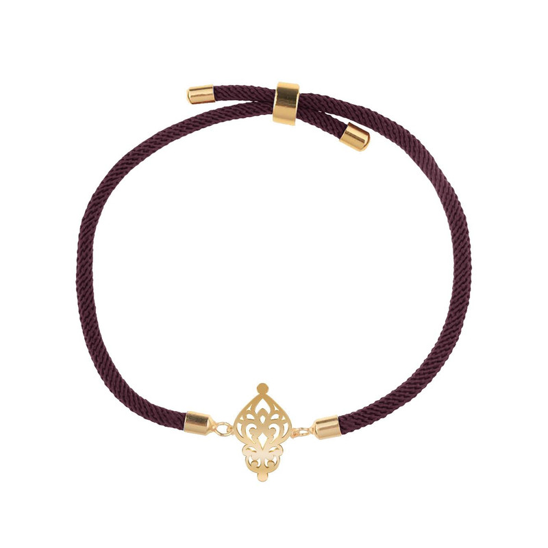 دستبند طلا 18 عیار زنانه مدوپد مدل اسلیمی کد D11-10659