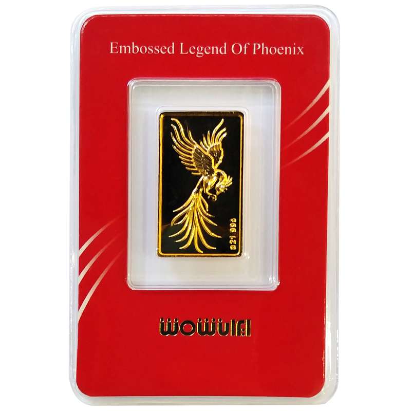 شمش طلا 24 عیار ایران شمش طرح سیمرغ کد 1.5 شمش طلا 24 عیار ایران شمش طرح سیمرغ کد 1.5