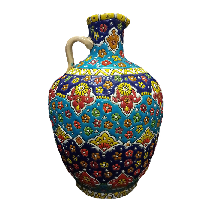کوزه میناکاری سفالی مدل T67 کد 014