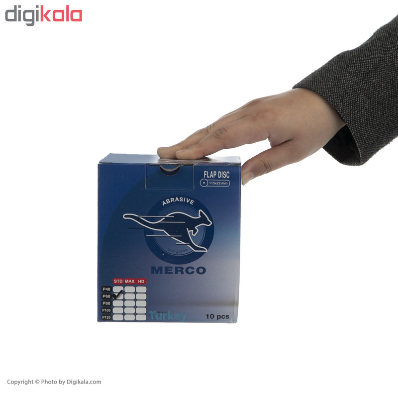 مجموعه 10عددی سنباده فلاپ دیسک مدل Z120_11522 مجموعه 10عددی سنباده فلاپ دیسک مدل Z120_11522