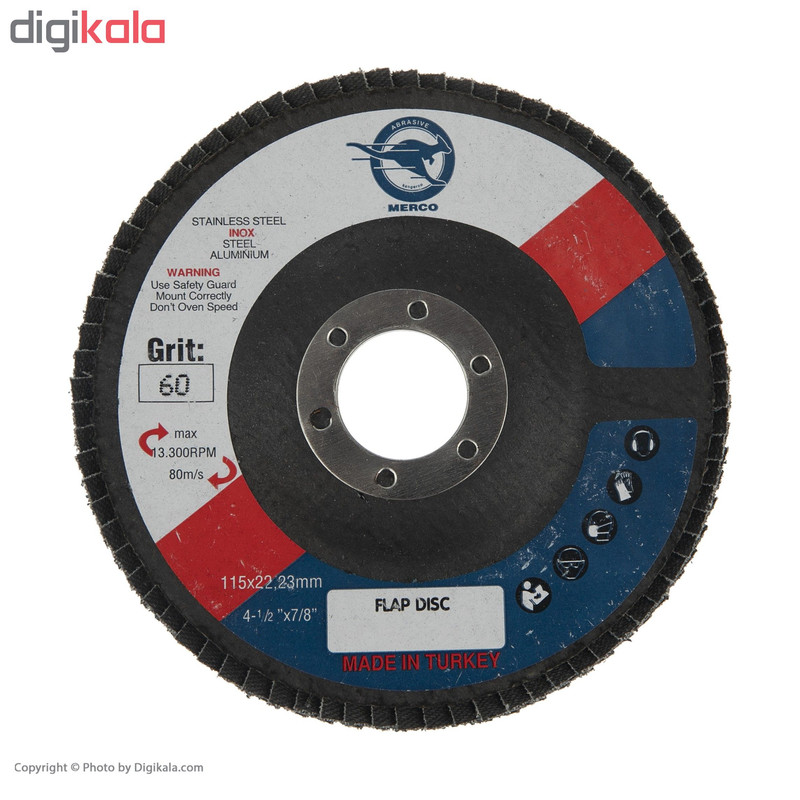 مجموعه 10عددی سنباده فلاپ دیسک مدل Z120_11522 مجموعه 10عددی سنباده فلاپ دیسک مدل Z120_11522