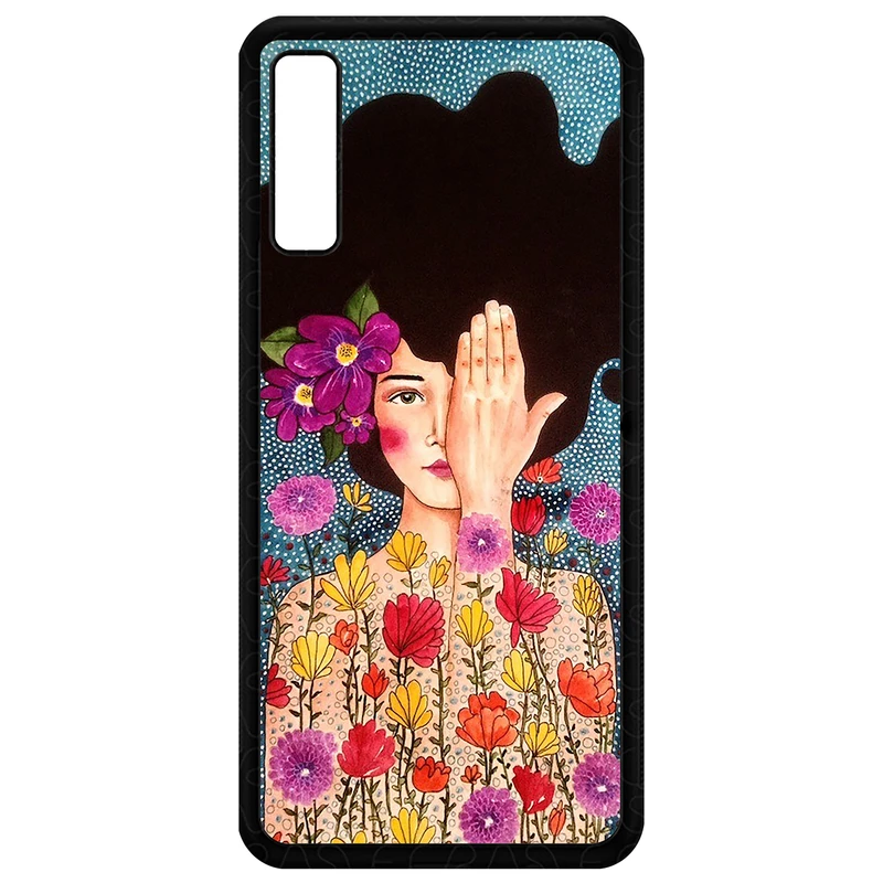 کاور طرح دختر مدل CHL50144 مناسب برای گوشی موبایل سامسونگ Galaxy A50