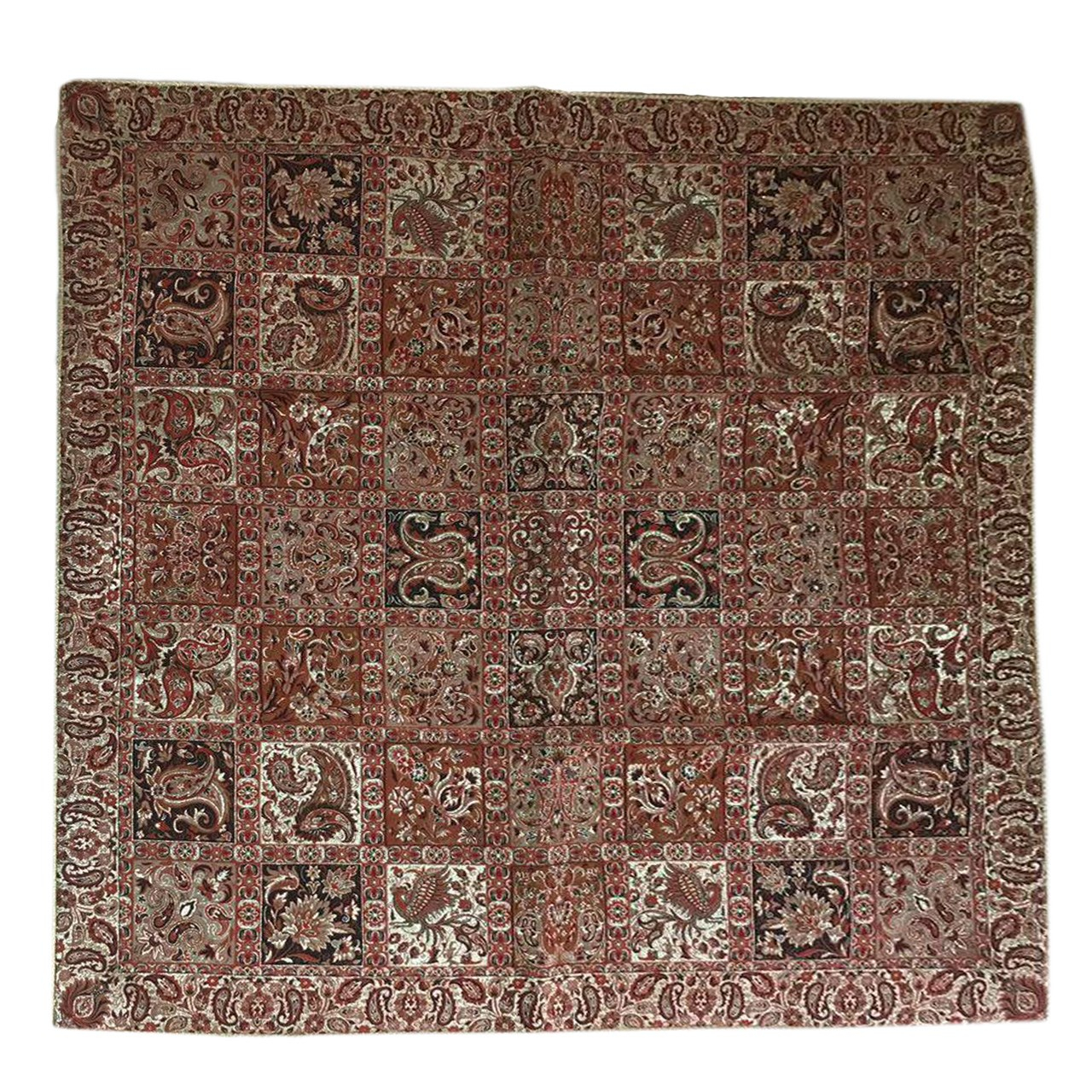 رومیزی ترمه مدل پارساسایز 97x97