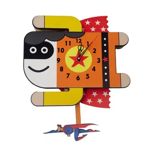 ساعت دیواری جیک جیک مدل سوپرمن