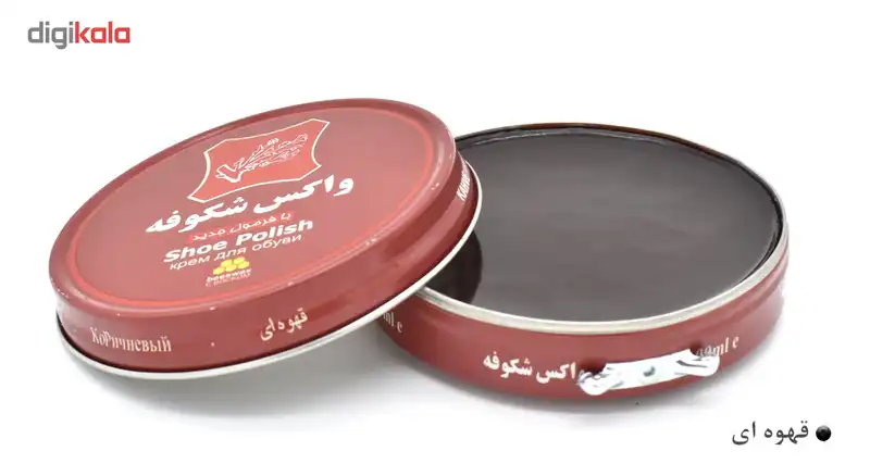 واکس کفش شکوفه مدل M59 به همراه یک عدد پاشنه کش