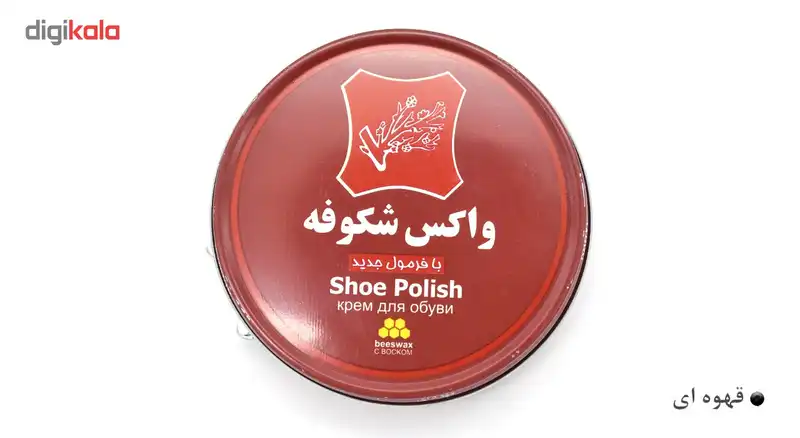 واکس کفش شکوفه مدل M59 به همراه یک عدد پاشنه کش