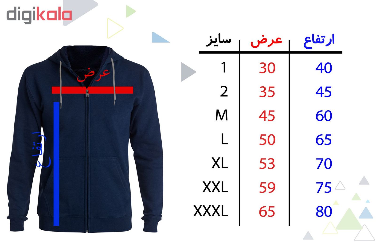 سویشرت مردانه کد F73 رنگ مشکی -  - 3