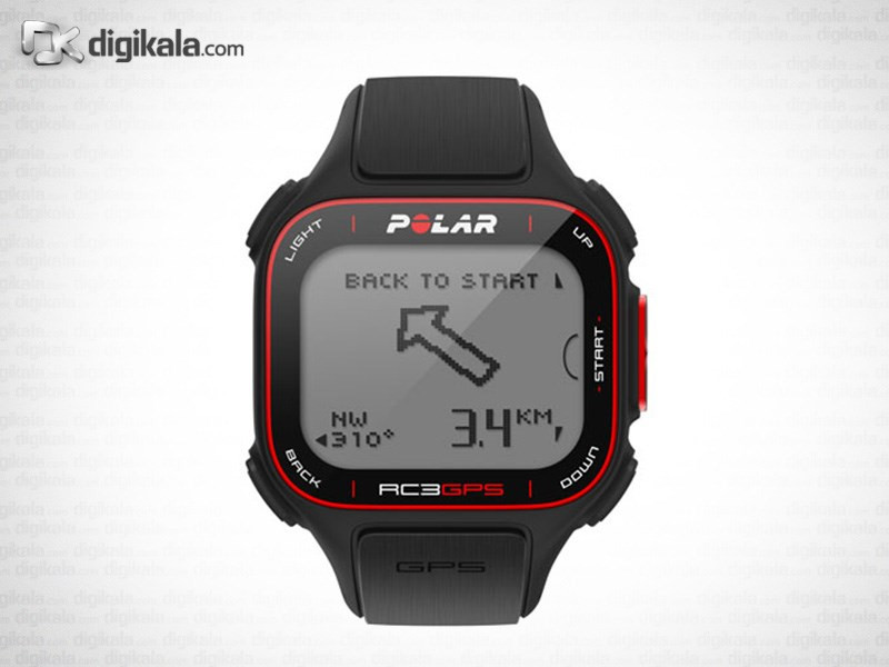 ساعت ورزشی پلار مدل RC3 GPS مجهز به سنسور ضربان قلب