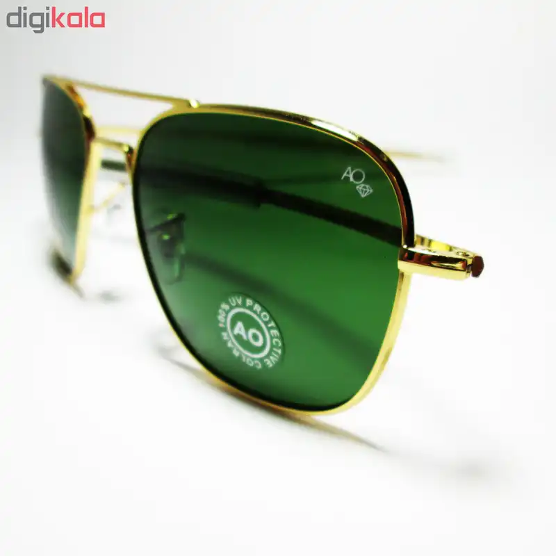 عینک آفتابی AO طلایی مدل 20KGP