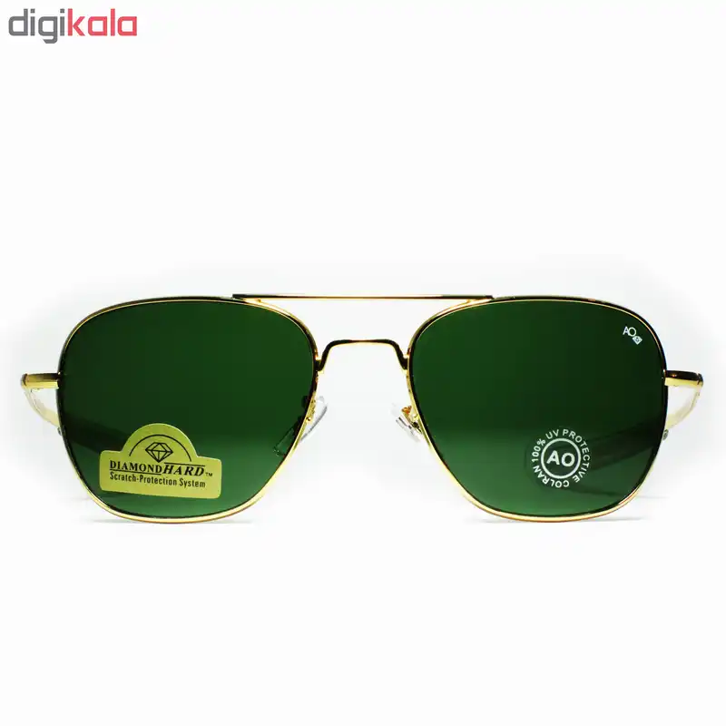 عینک آفتابی AO طلایی مدل 20KGP