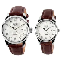 ست ساعت مچی عقربه ای مردانه زنانه اسکمی مدل سی ال 9058