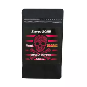 دانه قهوه ترکیبی شاران مدل Energy Bomb مقدار 500 گرم 