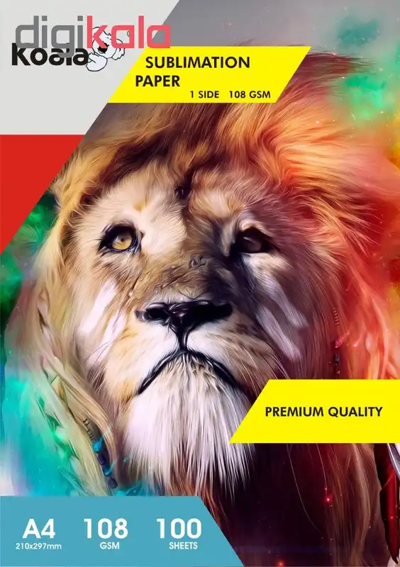 کاغذ سابلیمیشن کوالا مدل SA108 سایز A4 بسته 100 عددی