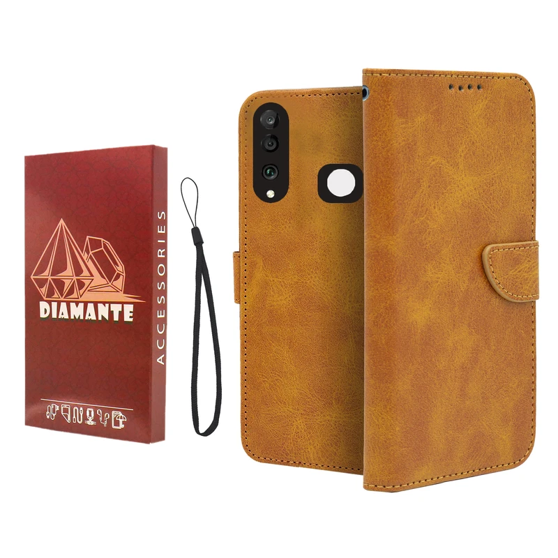 کیف کلاسوری دیامانته مدل Mortand Ros مناسب برای گوشی موبایل هواوی P30 Lite به همراه بندآویز