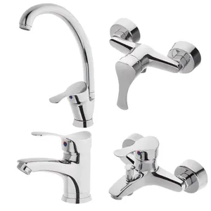 ست شیرآلات ترموزا مدرن مدل مروارید آیلار مجموعه 4 عددی