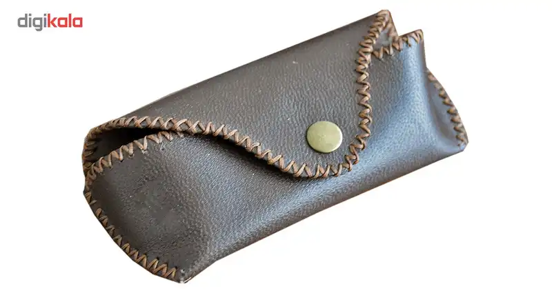 قاب عینک چرم دست دوز طبیعی سی دا