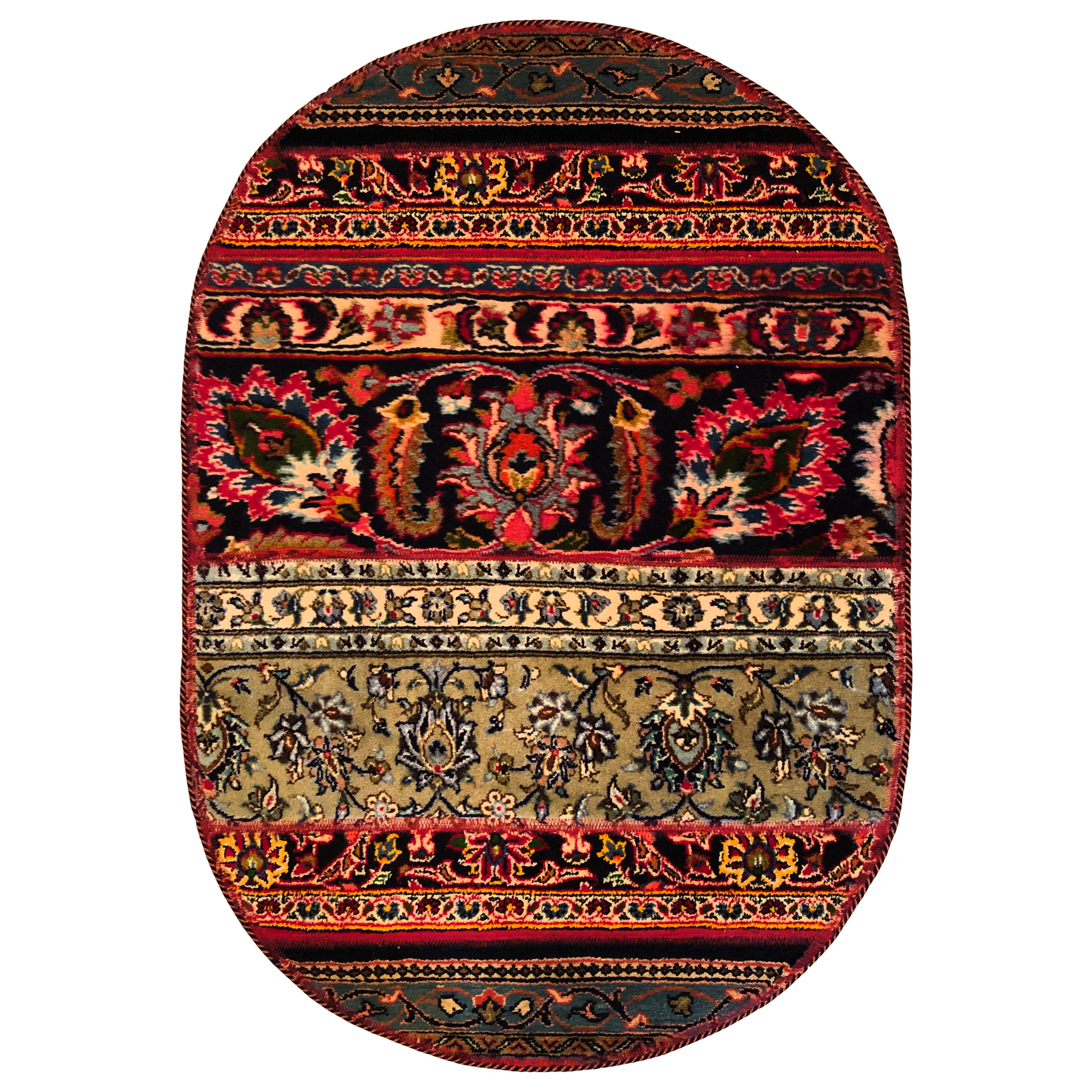 کلاژ فرش دستبافت یک متری کد 019