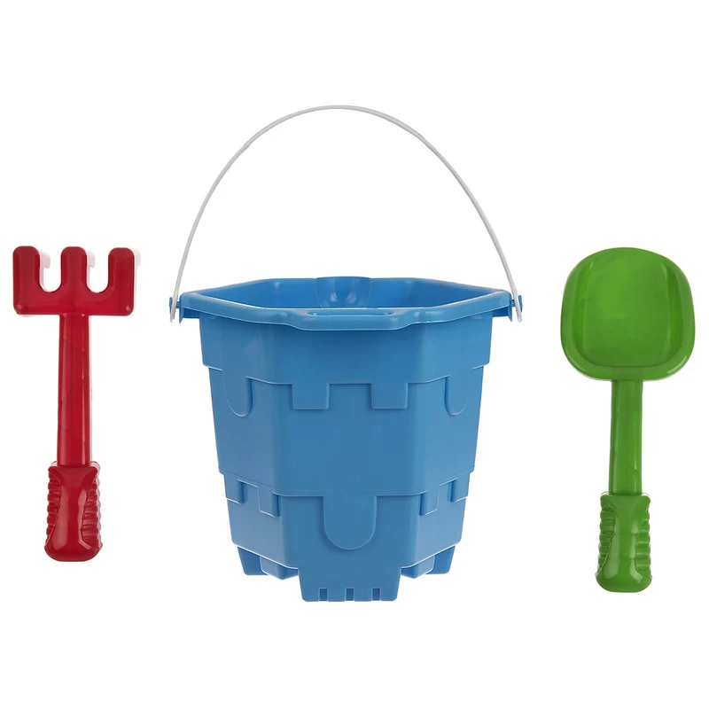 ست شن بازی زرین تویز مدل Buckets Sea Castle E6