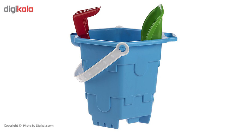 ست شن بازی زرین تویز مدل Buckets Sea Castle E6