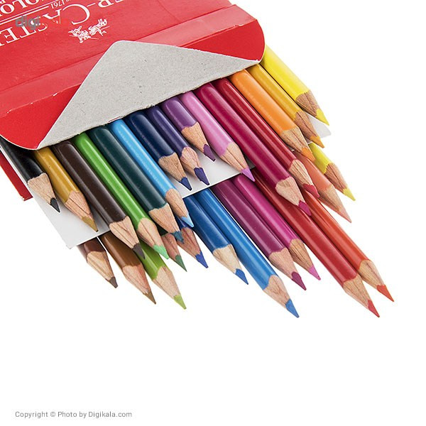 مداد رنگی 30 رنگ فابر کاستل مدل Tri Colour