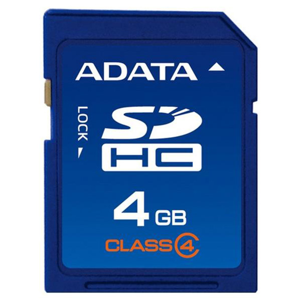 کارت حافظه SDHC ای دیتا 4 گیگابایت کلاس 4