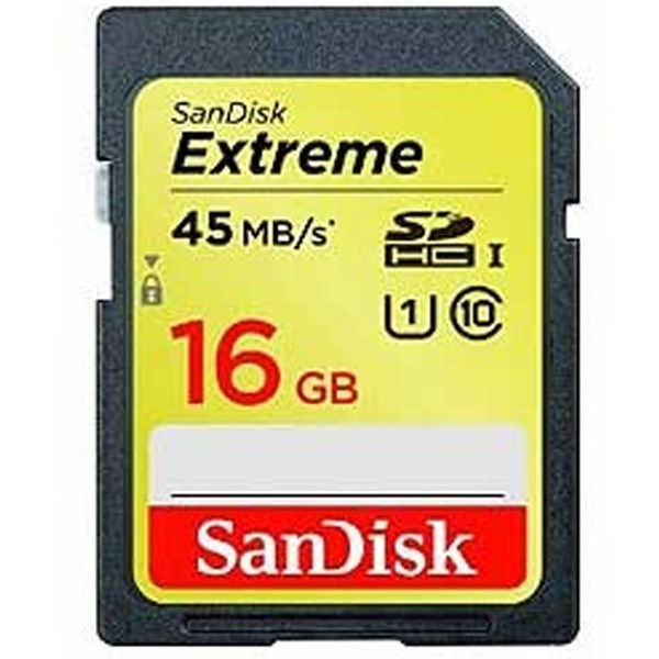کارت حافظه ی SDHC سن دیسک Extreme 300X با ظرفیت 16 گیگابایت
