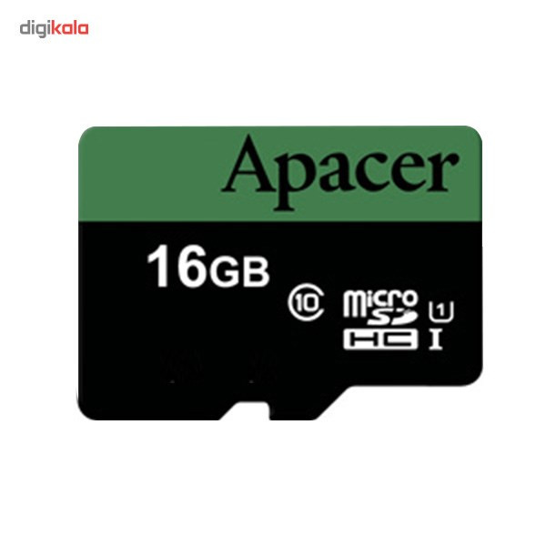 کارت حافظه microSDHC اپیسر مدل Color کلاس 10 استاندارد UHS-I U1 سرعت 45MBps به همراه آداپتور SD ظرفیت 16 گیگابایت