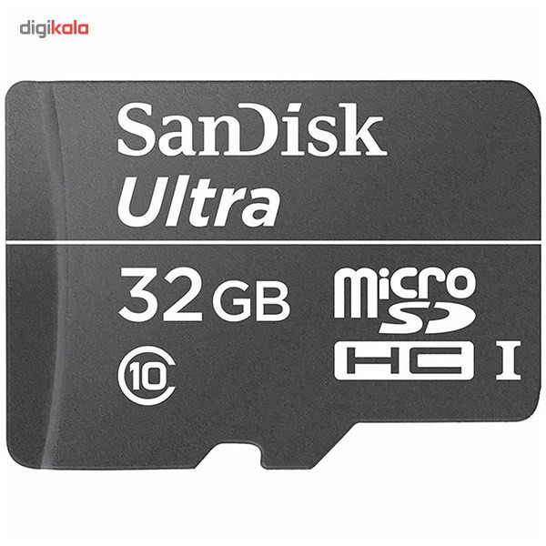 کارت حافظه microSDHC سن دیسک مدل Ultra کلاس 10 استاندارد UHS-I U1 سرعت 30MBps 200X ظرفیت 32 گیگابایت