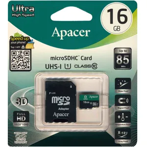 کارت حافظه اپیسر مدل Color Ultra High Speed کلاس 10 استاندارد UHS-I U1 سرعت 85MBps همراه با آداپتور SD ظرفیت 16 گیگابایت