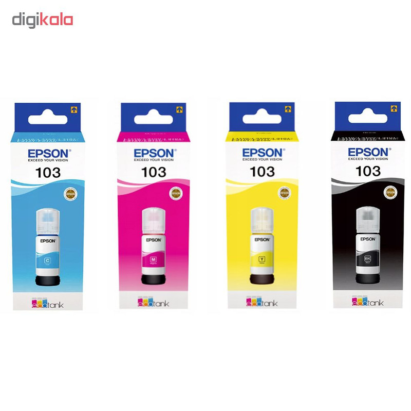 پک کامل جوهر مخزن اپسون مدل 103