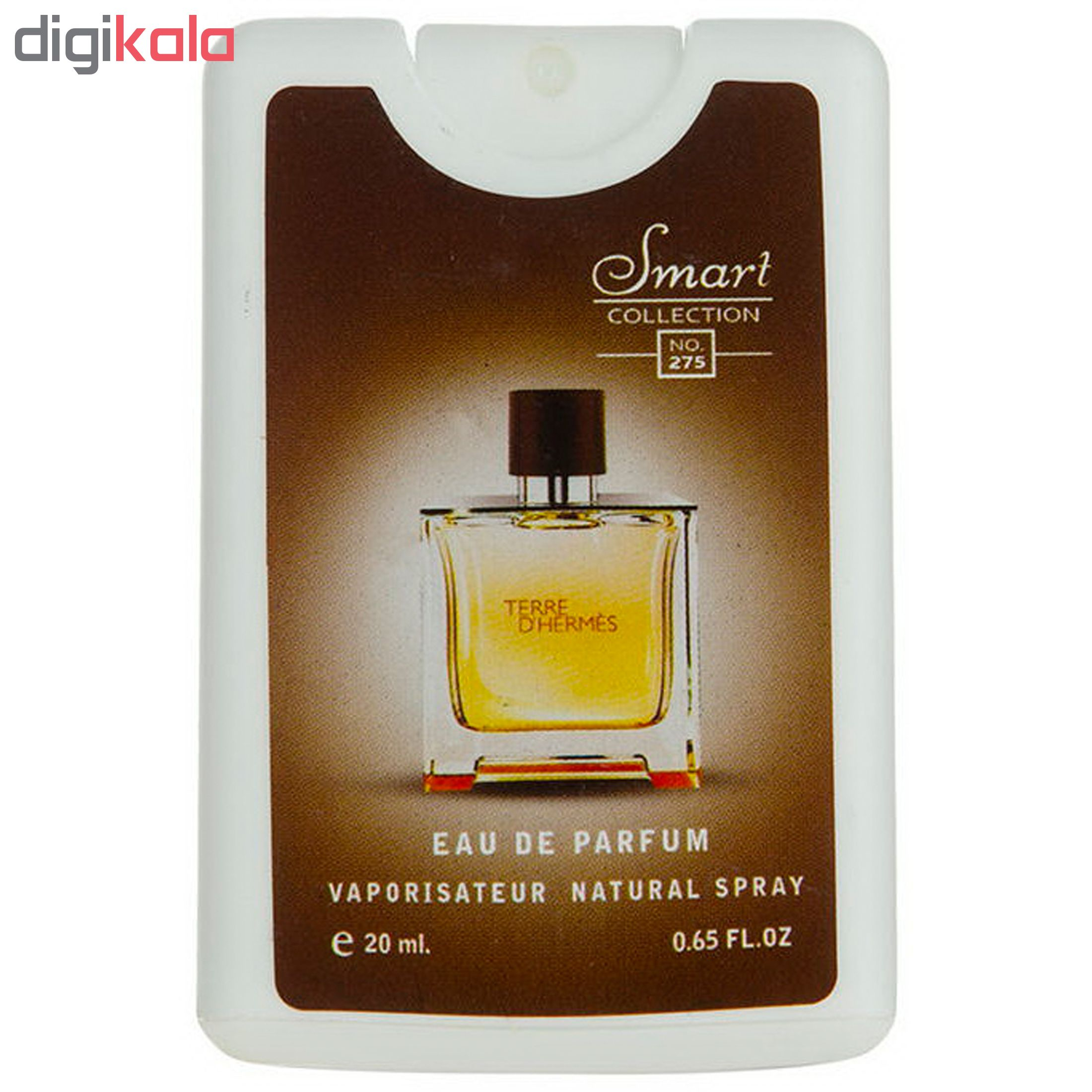 عطر جیبی مردانه اسمارت کالکشن مدل Terre DHermes حجم 20 میلی لیتر مجموعه 5 عددی