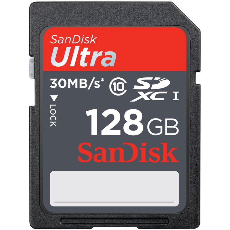 کارت حافظه SDXC سن دیسک مدل Ultra کلاس 10 استاندارد UHS-I U1 سرعت 30MBps 200X ظرفیت 128 گیگابایت