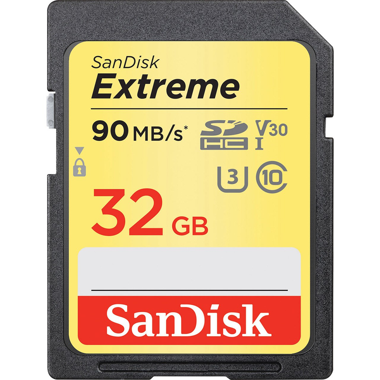 کارت حافظه microSDHC سن دیسک مدل Extreme V30 کلاس 10 استاندارد UHS-I U3 سرعت 90MBps ظرفیت 32 گیگابایت